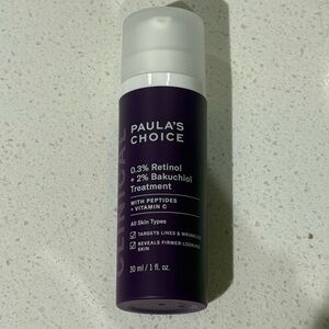 Paula's Choice 0.3% Retinol + 2% Bakuchiol with peptides vitamin c New